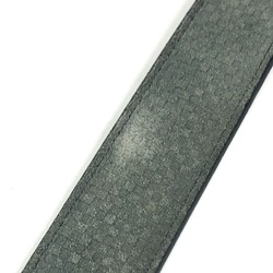 LOUIS VUITTON M9539S Micro Damier Santur Drive Abyss Belt Leather Suede Patent Men's Grey