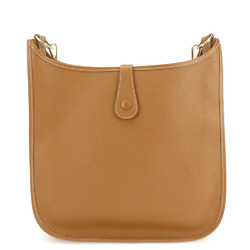 Hermes Shoulder Bag Evelyn I GM Cushvel Gold C Stamped Women's Men's HERMES