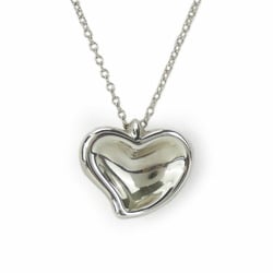 Tiffany Necklace Full Heart Silver 925 Approx. 4.2g Elsa Peretti Women's TIFFANY&Co.