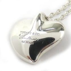 Tiffany Necklace Full Heart Silver 925 Approx. 4.2g Elsa Peretti Women's TIFFANY&Co.