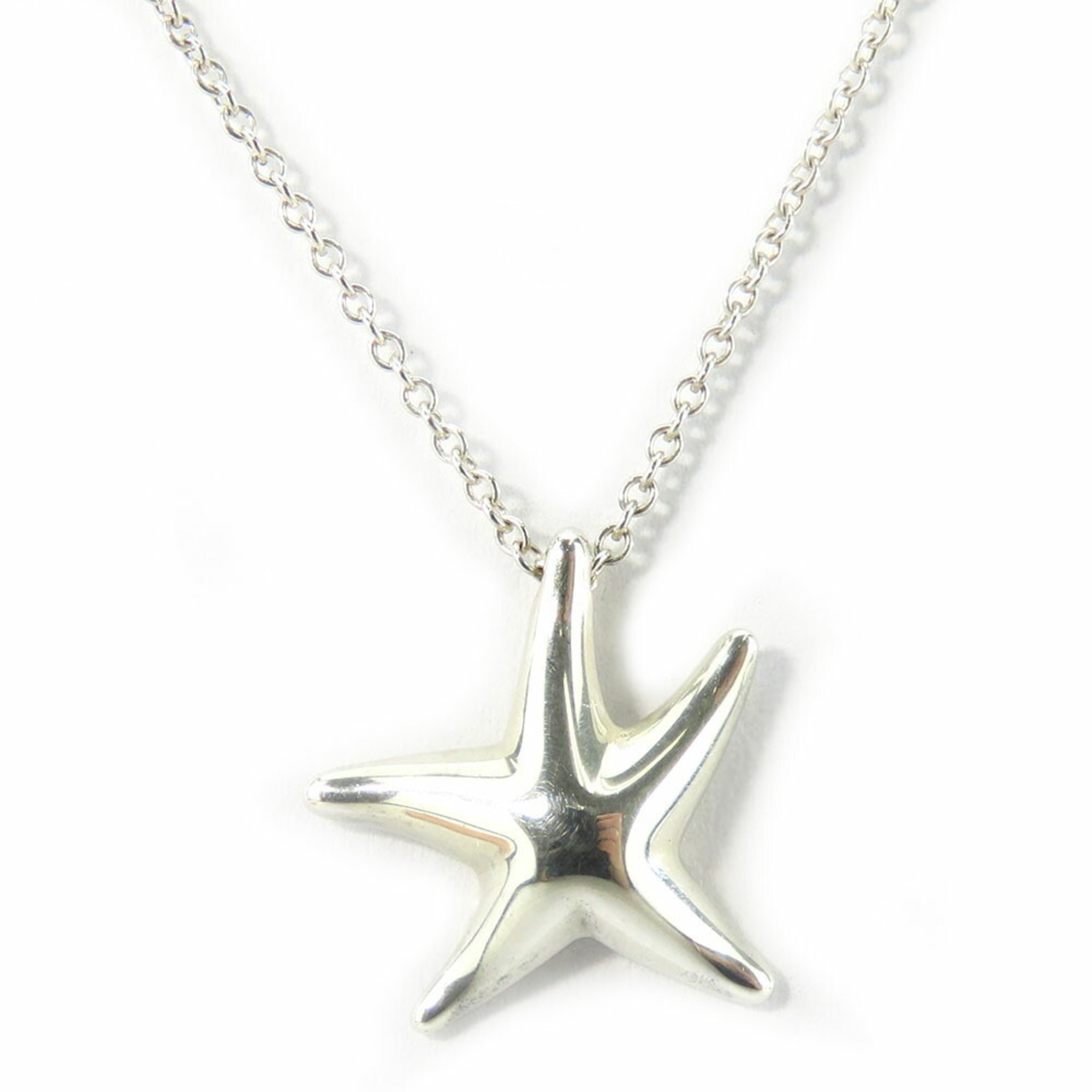 Tiffany Necklace Starfish Silver 925 Approx. 2.8g Women's TIFFANY&Co.