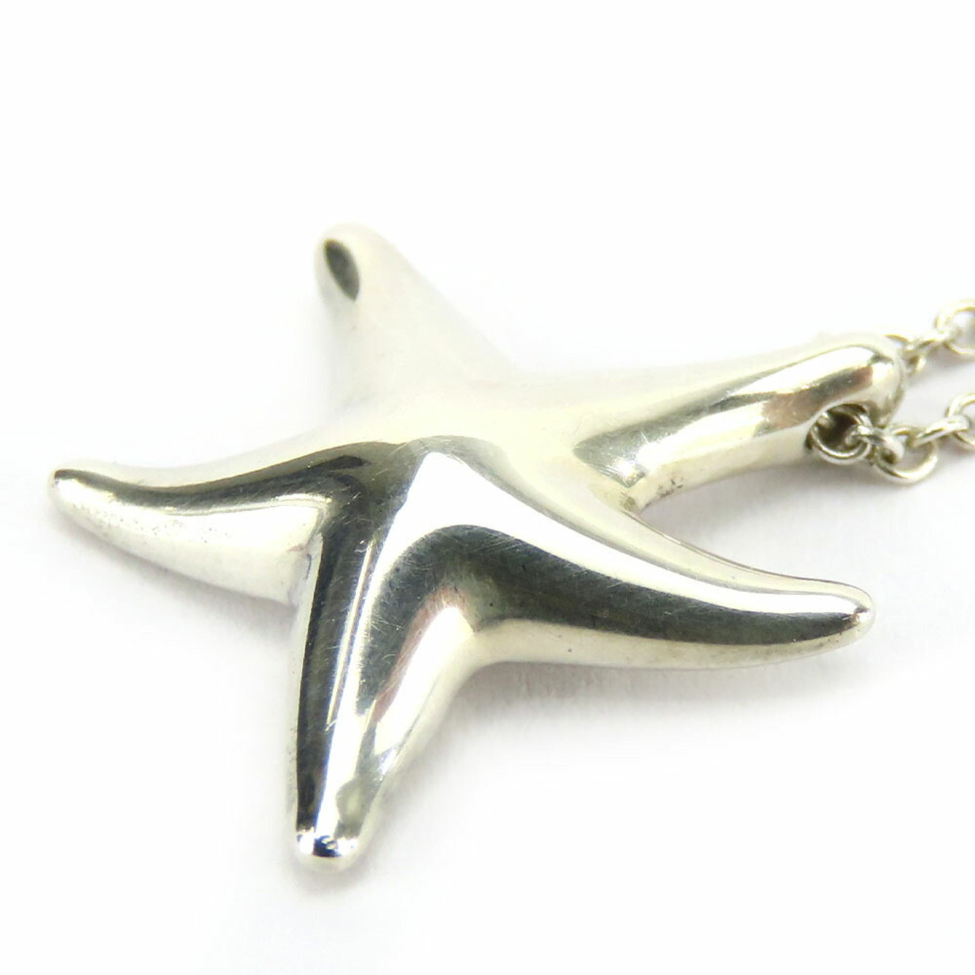 Tiffany Necklace Starfish Silver 925 Approx. 2.8g Women's TIFFANY&Co.