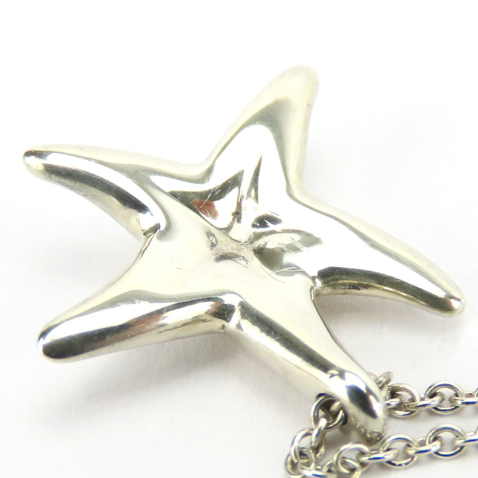 Tiffany Necklace Starfish Silver 925 Approx. 2.8g Women's TIFFANY&Co.