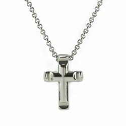 Tiffany Necklace Cross Silver 925 Approx. 10.6g Paloma Picasso Women's TIFFANY&Co.