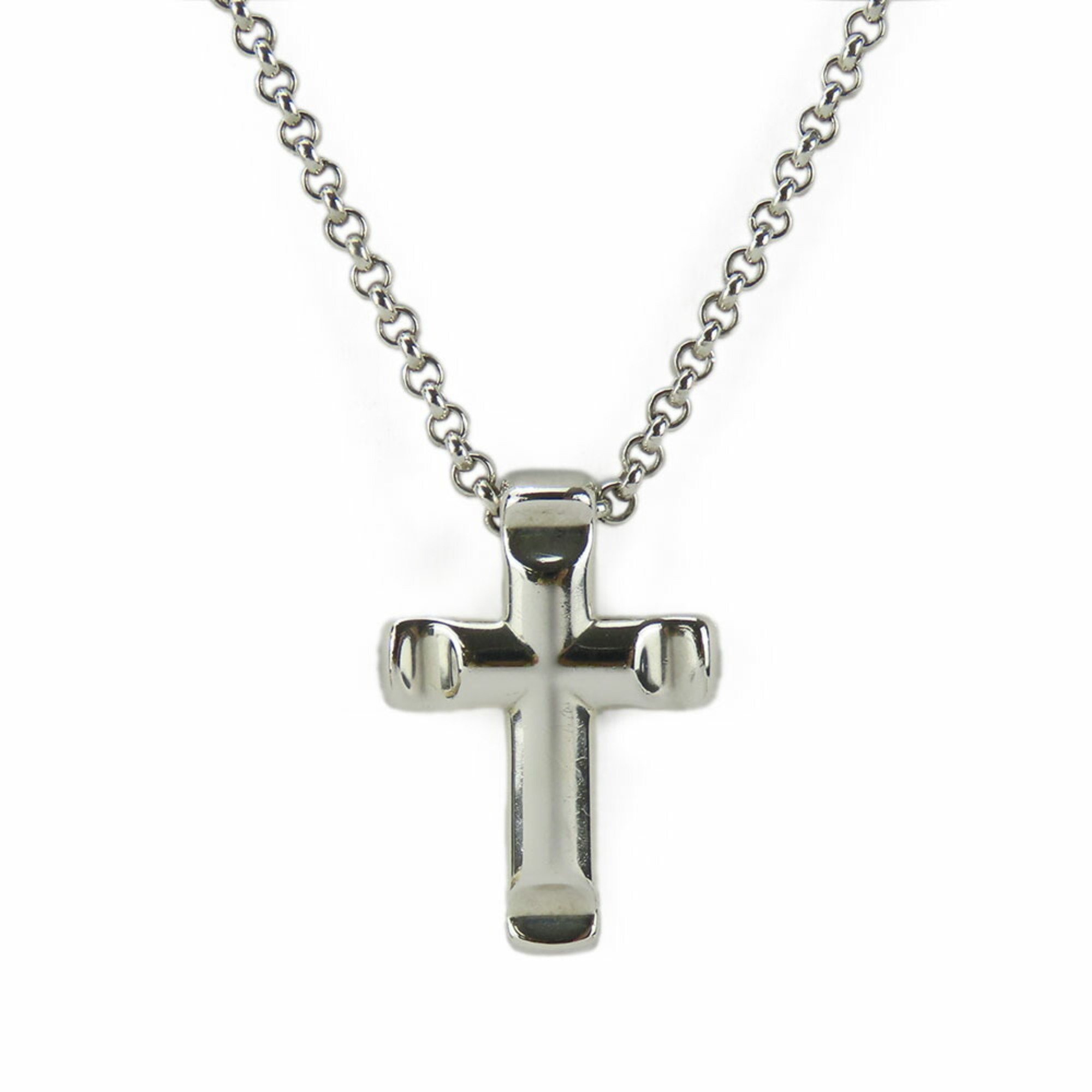 Tiffany Necklace Cross Silver 925 Approx. 10.6g Paloma Picasso Women's TIFFANY&Co.