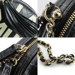 Chanel Shoulder Bag La Pausa Leather Black V Stitch 26 Series Chain Women's CHANEL