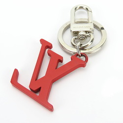 Louis Vuitton Keychain Portocle M63769 LV Chromatic Metal Red Silver Accessories Women's LOUIS VUITTON