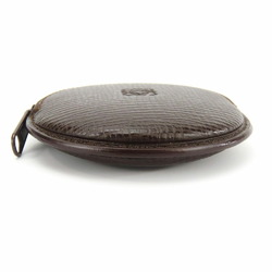 LOEWE Wallet/Coin Case Anagram Leather Brown Accessories Women's