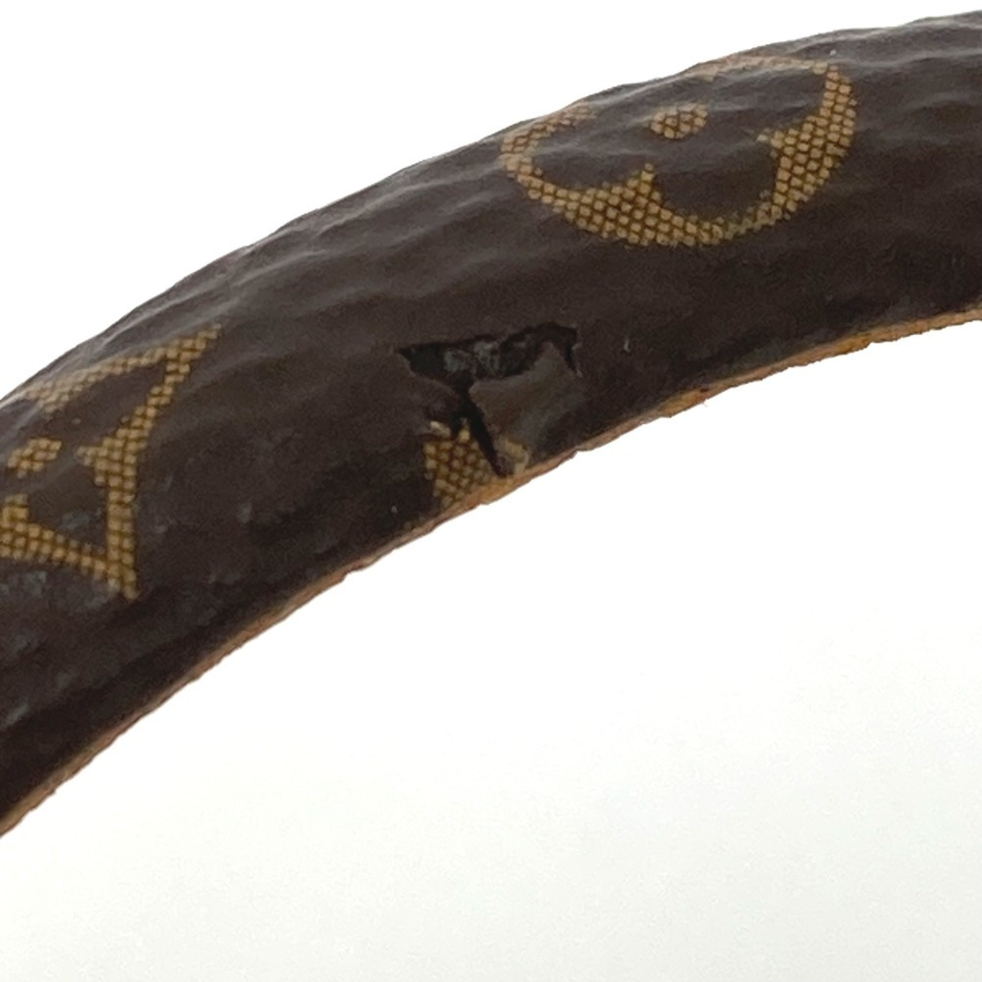 LOUIS VUITTON M6442F Monogram Bracelet LV Tribute Boite Chapeau Canvas Women's Brown