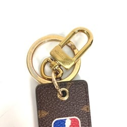 LOUIS VUITTON MP3019 NBA Collaboration Portocle Monogram Letters Bag Charm Keychain Canvas Men's Brown