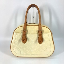 LOUIS VUITTON M93514 Monogram Vernis Summit Drive Shoulder Bag Handbag Ladies Pearl White