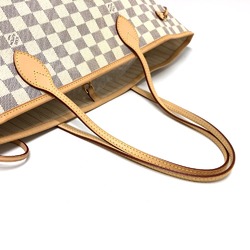 LOUIS VUITTON Louis Vuitton N51108 Neverfull GM Tote Bag Handbag Damier Azur Canvas Women's White