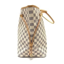 LOUIS VUITTON Louis Vuitton N51108 Neverfull GM Tote Bag Handbag Damier Azur Canvas Women's White