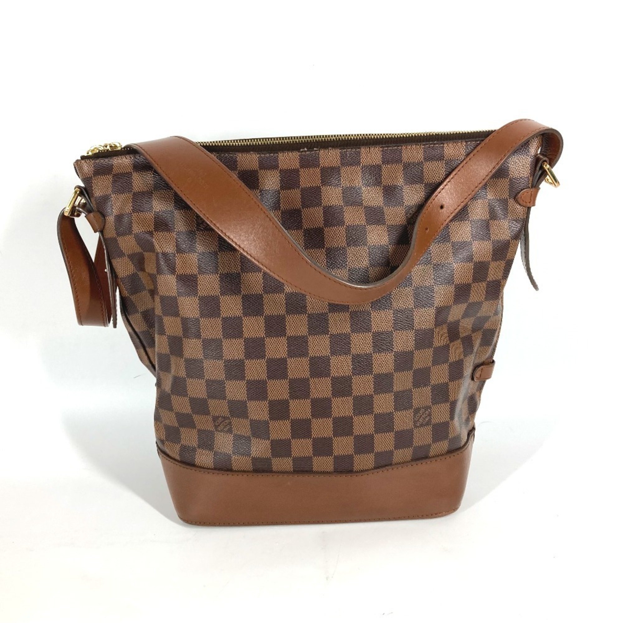 LOUIS VUITTON N41544 Damier Diane Bucket Shoulder Bag Canvas Women's Brown