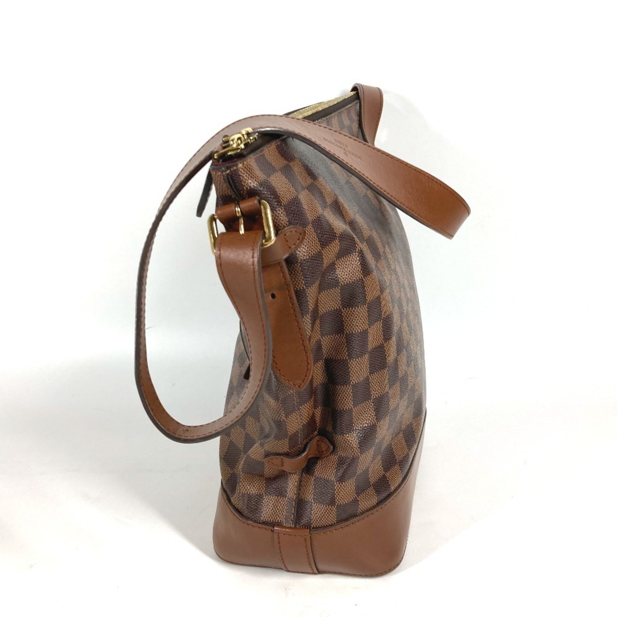 LOUIS VUITTON N41544 Damier Diane Bucket Shoulder Bag Canvas Women's Brown