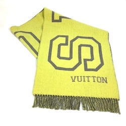 LOUIS VUITTON MP2154 Echarpe City Fluo Scarf Wool Cashmere Men's Yellow