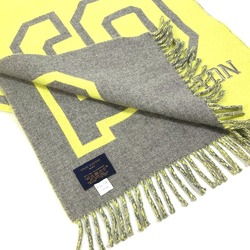 LOUIS VUITTON MP2154 Echarpe City Fluo Scarf Wool Cashmere Men's Yellow