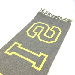 LOUIS VUITTON MP2154 Echarpe City Fluo Scarf Wool Cashmere Men's Yellow