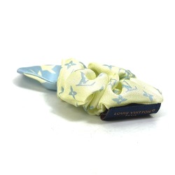 LOUIS VUITTON M77798 One piece only Monogram Star Scrunchie Summer Hair Silk Women's Yellow