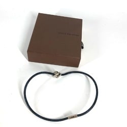 LOUIS VUITTON MP1714 Monogram Eclipse Necklace Double Bracelet Choker Canvas Women's Navy