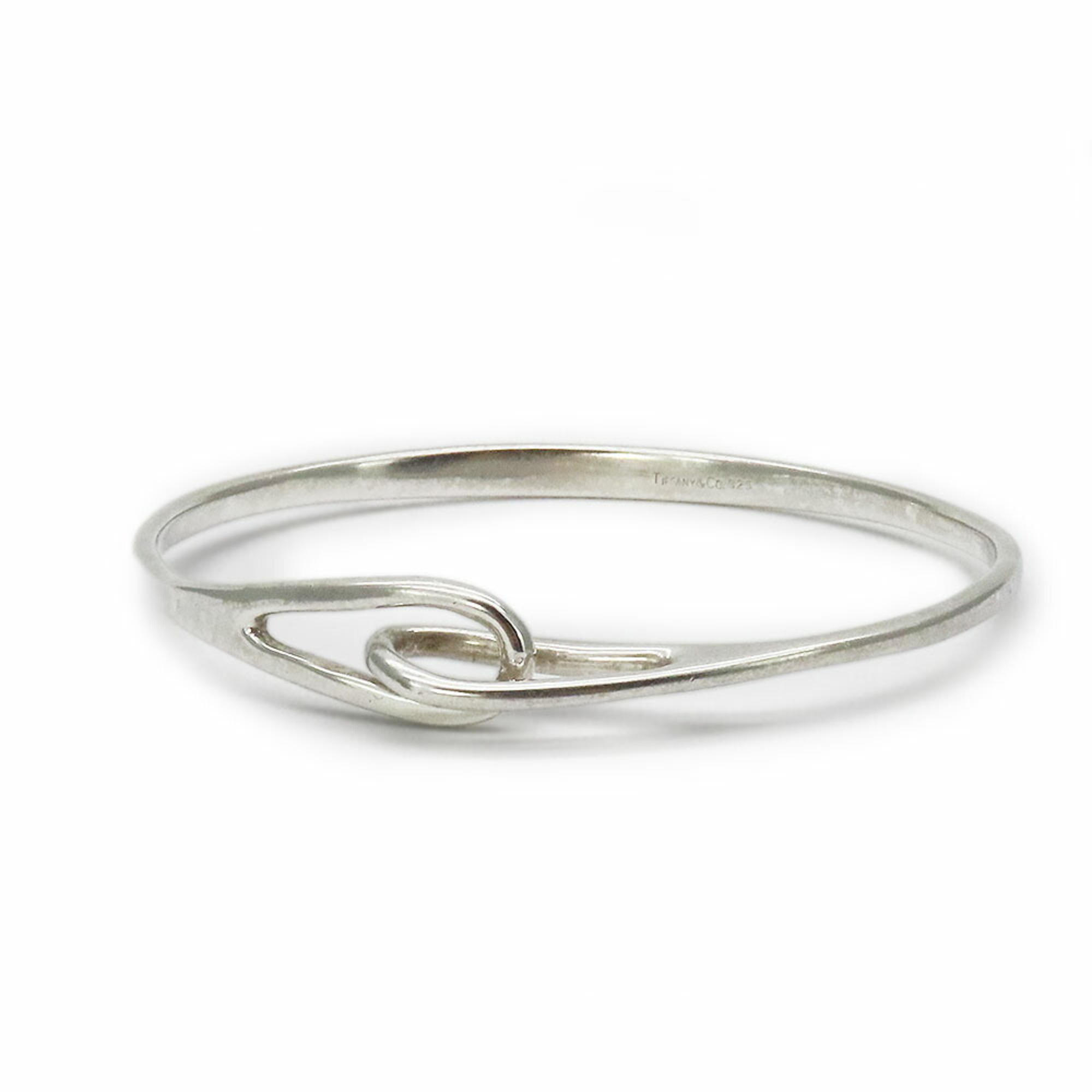 Tiffany bangle, double loop, 925 silver, approx. 14.4g, silver bracelet, accessory, women's, TIFFANY&Co.