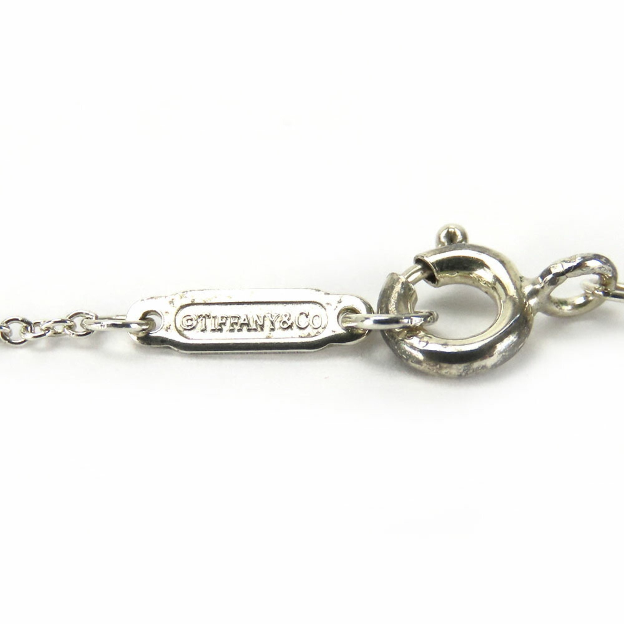 Tiffany Necklace Interlocking Circle 1837 Silver 925 Rubedo Metal Approx. 5.3g Accessories Women's TIFFANY&Co.