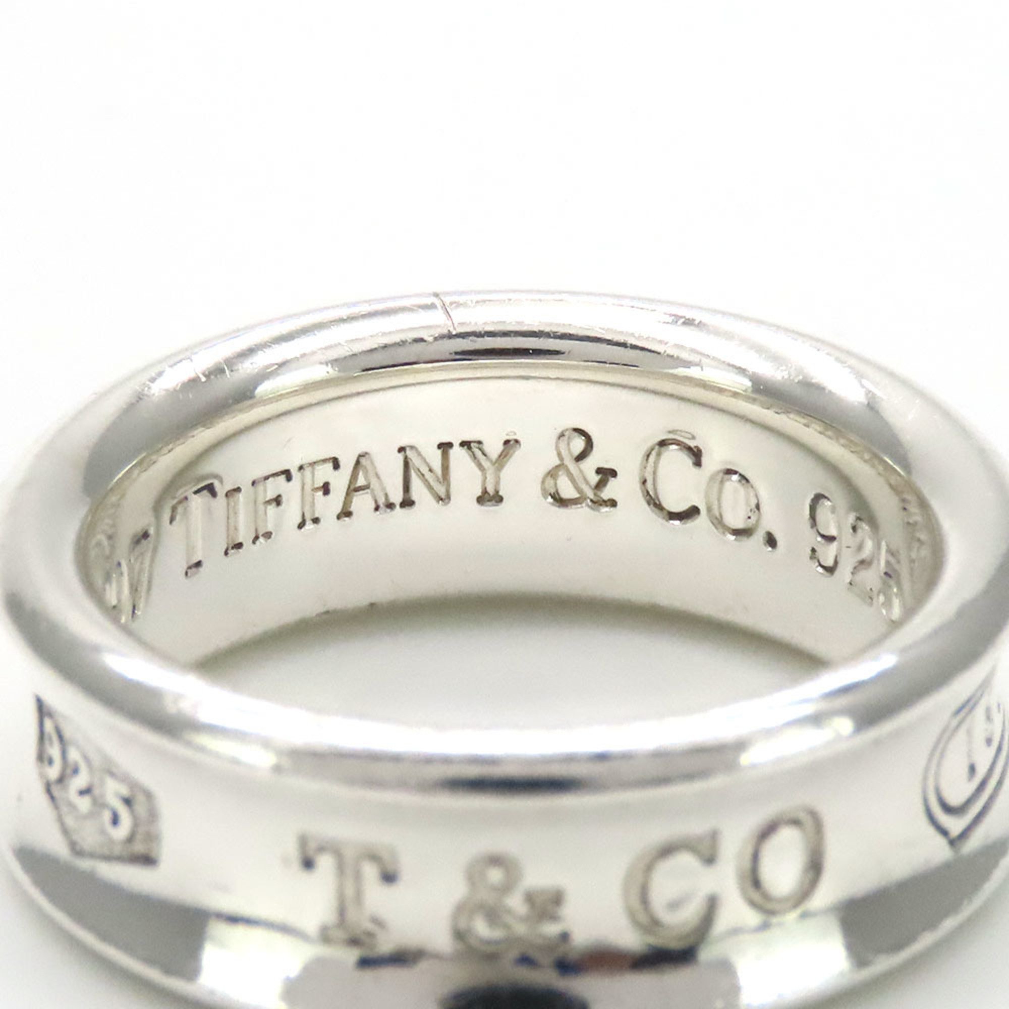 Tiffany Ring Narrow 1837 Silver 925 Approx. 7.1g #10.5 Women's TIFFANY&Co.