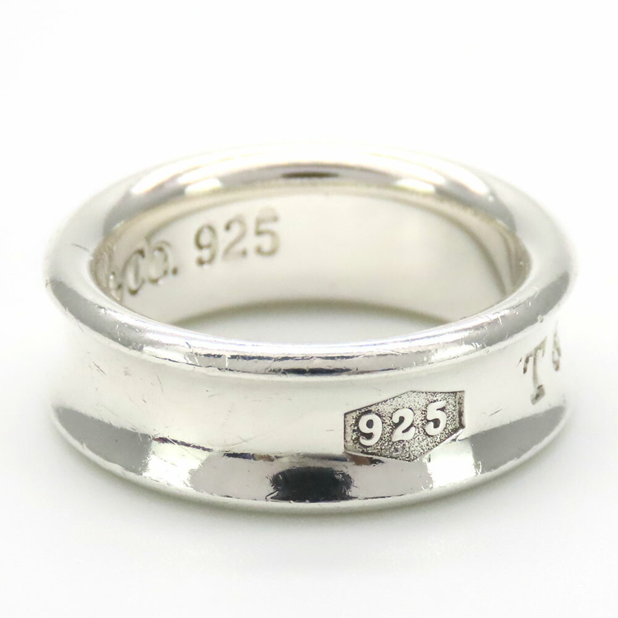 Tiffany Ring Narrow 1837 Silver 925 Approx. 7.1g #10.5 Women's TIFFANY&Co.