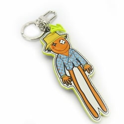 Louis Vuitton Keychain Porto Cle LV Scarecrow MP2922 Leather Monogram Yellow Multicolor Keyring Accessory Women Men LOUIS VUITTON