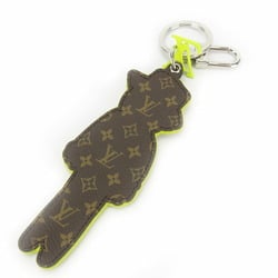 Louis Vuitton Keychain Porto Cle LV Scarecrow MP2922 Leather Monogram Yellow Multicolor Keyring Accessory Women Men LOUIS VUITTON