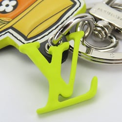 Louis Vuitton Keychain Porto Cle LV Scarecrow MP2922 Leather Monogram Yellow Multicolor Keyring Accessory Women Men LOUIS VUITTON