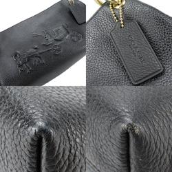 Coach Shoulder Bag Embossed Horse & Carriage 33521 Charlie Leather Black 2way Women's COACH