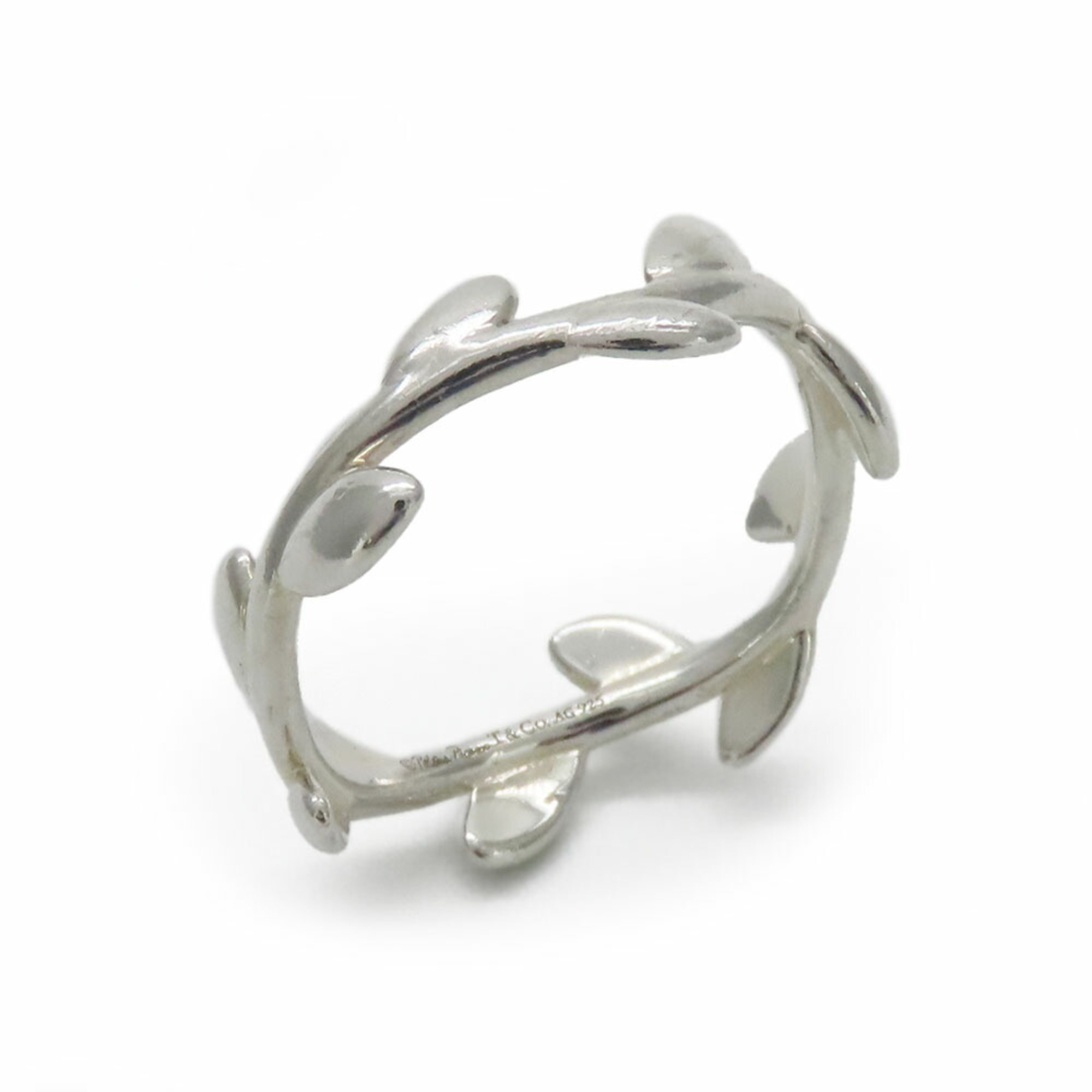 Tiffany & Co. Ring, Olive, Silver 925, Approx. 1.5g, Silver, Paloma Picasso, Japanese size, Women's, TIFFANY