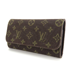 Louis Vuitton Key Case Multicle 4 M92431 Monogram Run Ebene Brown Accessories Women's LOUIS VUITTON