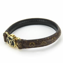 Louis Vuitton Bracelet M8026 LV Click It Monogram Brown Bangle Women's LOUIS VUITTON