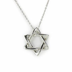 Tiffany Necklace Star of David Sterling Silver Elsa Peretti Women's TIFFANY&Co.