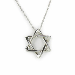 Tiffany Necklace Star of David Sterling Silver Elsa Peretti Women's TIFFANY&Co.