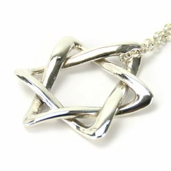 Tiffany Necklace Star of David Sterling Silver Elsa Peretti Women's TIFFANY&Co.