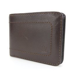 Louis Vuitton Bi-fold Wallet Porto Bier 6 Carte Credit M92074 Utah Cafe Accessories Men's LOUIS VUITTON