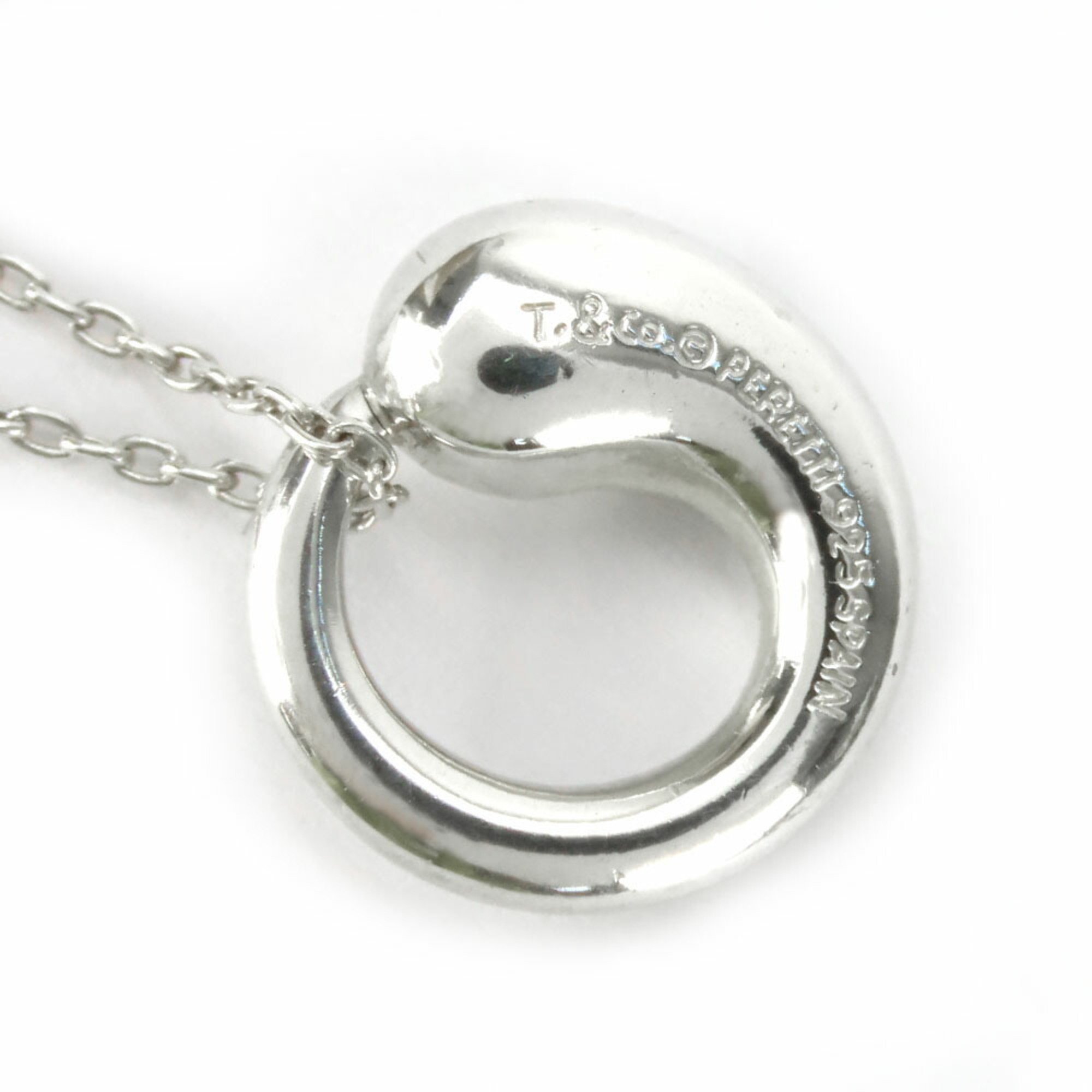 Tiffany Necklace Eternal Circle Silver 925 Approx. 3.3g Elsa Peretti Women's TIFFANY&Co.