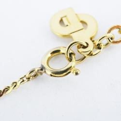 Christian Dior Necklace CD GP Plated Gold Women's