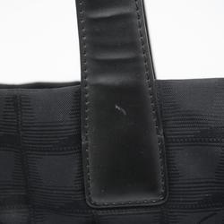 Chanel Tote Bag New Travel Nylon Black Champagne Women's