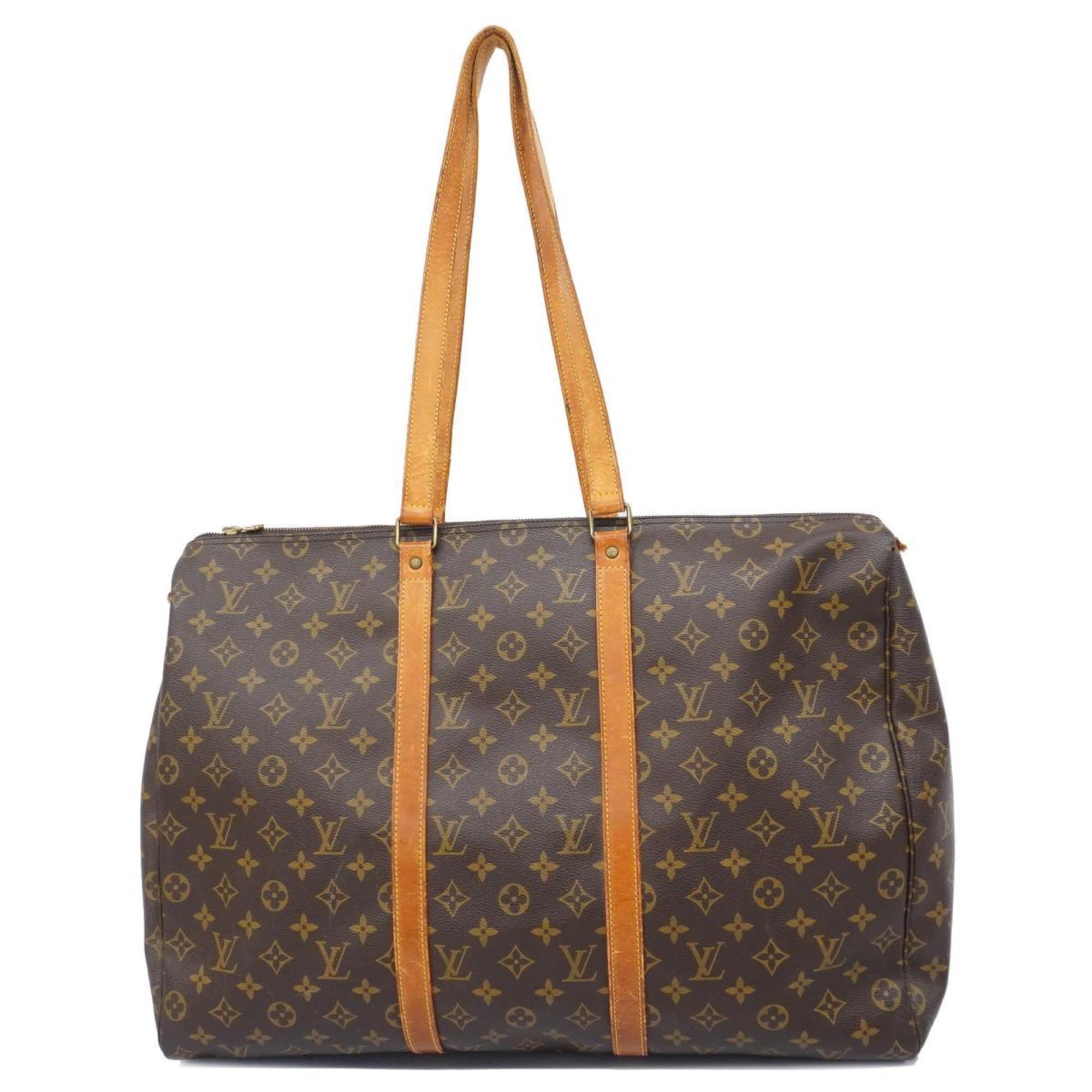 Louis Vuitton Boston Bag Monogram Flanery 50 M51116 Brown Men's Women's