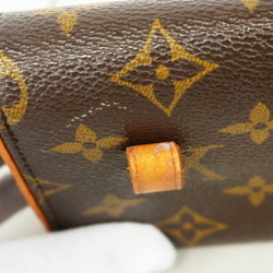 Louis Vuitton Waist Bag Monogram Pochette Florentine M51855 Brown Men's Women's