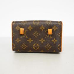 Louis Vuitton Waist Bag Monogram Pochette Florentine M51855 Brown Men's Women's