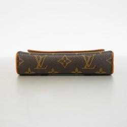 Louis Vuitton Waist Bag Monogram Pochette Florentine M51855 Brown Men's Women's