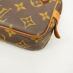 Louis Vuitton Shoulder Bag Monogram Pochette Marly Bandouliere M51828 Brown Women's