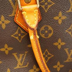 Louis Vuitton Tote Bag Monogram Sac Plat M51140 Brown Women's