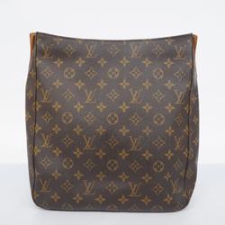 Louis Vuitton Shoulder Bag Monogram Looping GM M51145 Brown Ladies