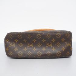 Louis Vuitton Shoulder Bag Monogram Looping GM M51145 Brown Ladies